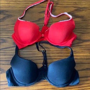 Victoria’s Secret racerback, front closure bras